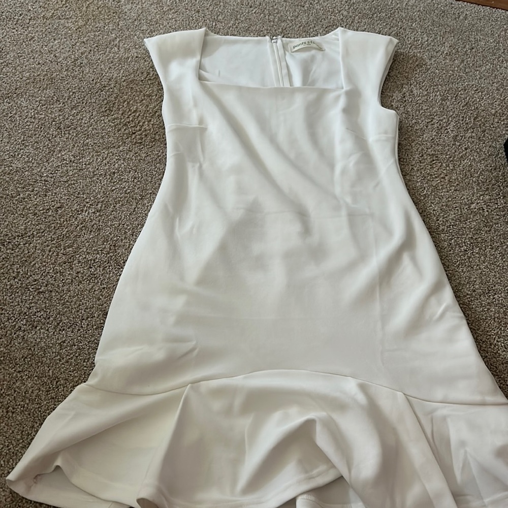 White mini dress from the pants store size medium
